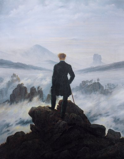 The Wanderer above the Sea of Fog by Caspar David Friedrich